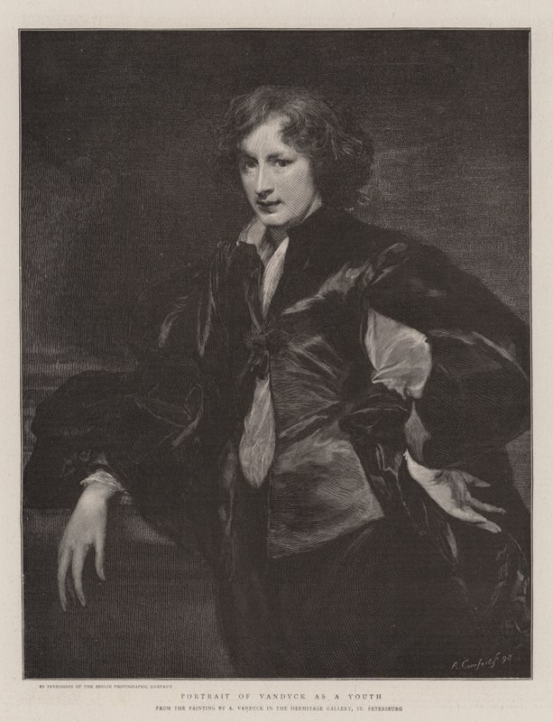 Vandyck ifjúkori portréja alkotó: Anthony van Dyck
