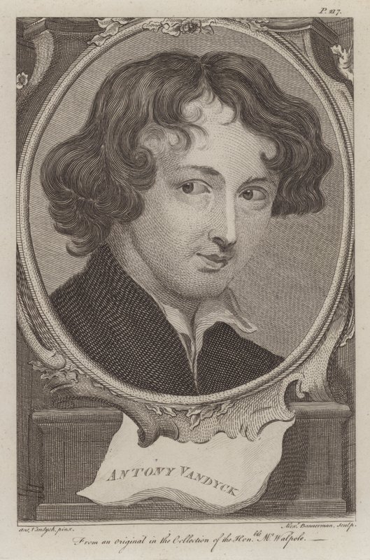 Sir Anthony van Dyck, Angliában aktív flamand művész (metszet) alkotó: Anthony van (after) Dyck