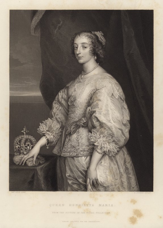 Henrietta Maria alkotó: Anthony van Dyck