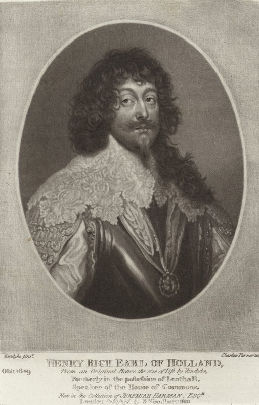 Henry Rich, Hollandia grófja alkotó: Anthony van Dyck