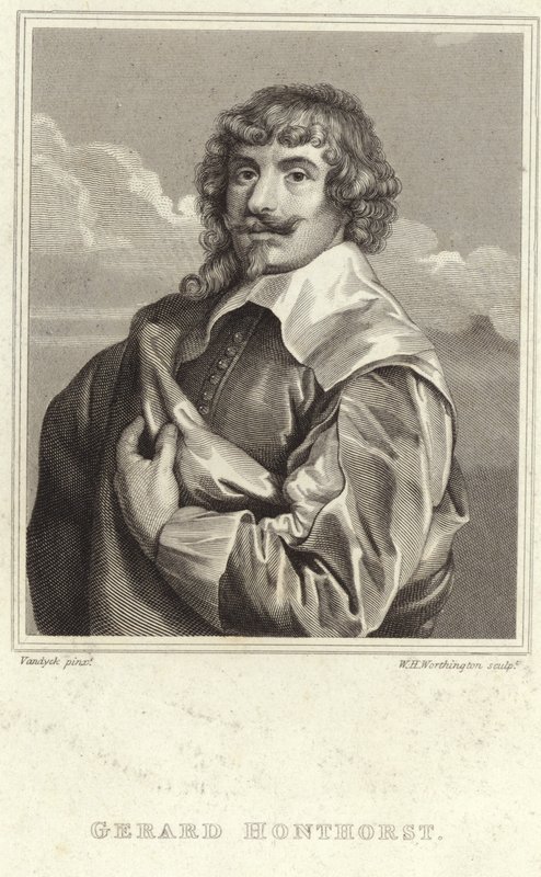 Gerard van Honthorst portréja alkotó: Anthony van Dyck
