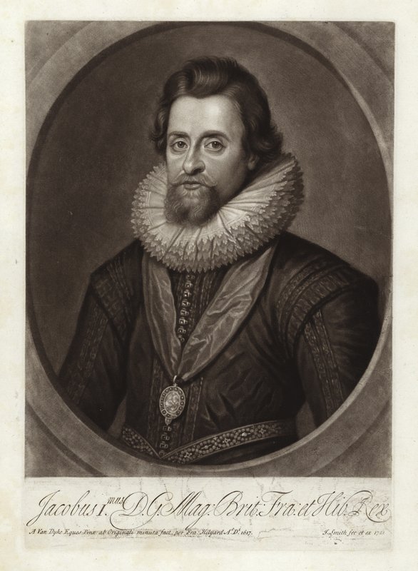I. Jakab király portréja alkotó: Anthony van Dyck