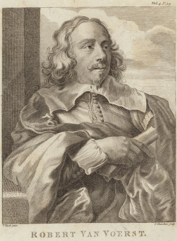 Robert van Voerst portréja alkotó: Anthony van Dyck