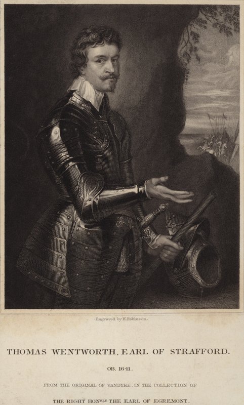 Thomas Wentworth, Strafford gróf portréja alkotó: Anthony van Dyck