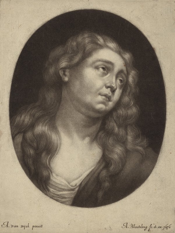 Szent Mária Magdolna feje alkotó: Anthony van Dyck