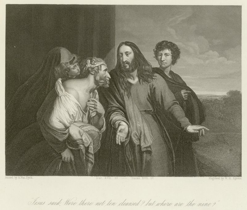 Nem voltak tízen megtisztulva alkotó: Anthony van Dyck