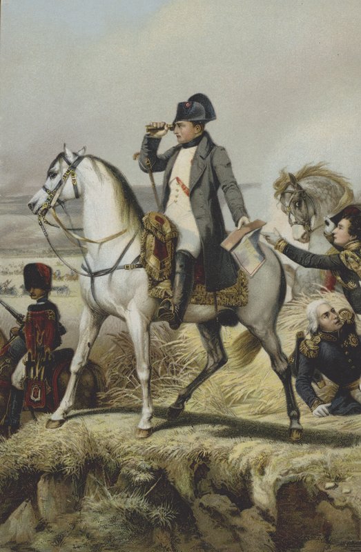 Napóleon a Wagramban alkotó: Antoine Charles Horace Vernet