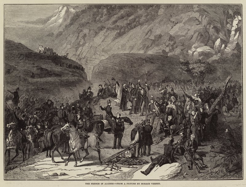 A franciák Algírban alkotó: Antoine Charles Horace Vernet