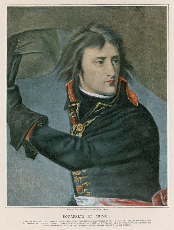 Bonaparte Arcole-ban alkotó: Antoine Jean Gros