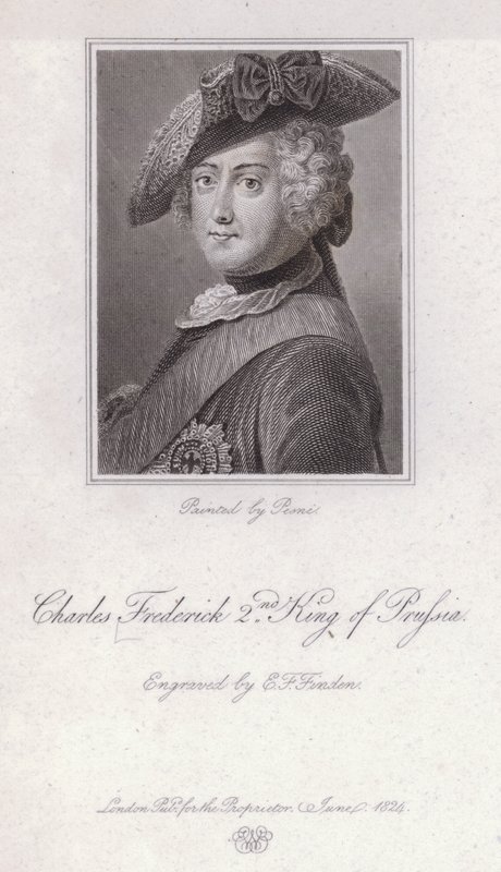 Nagy Frigyes porosz király (metszet) alkotó: Antoine Pesne