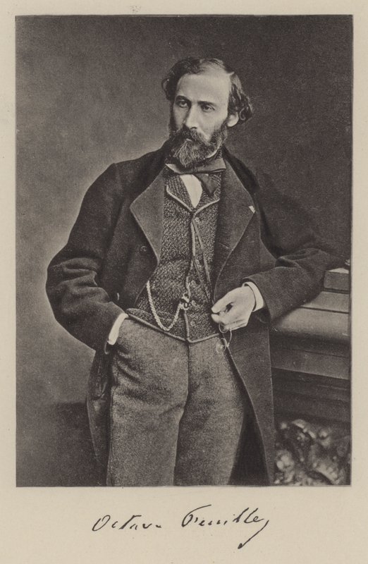 Octave Feuillet francia regényíró és drámaíró (f/w fotó) alkotó: Antoine Samuel Adam Salomon