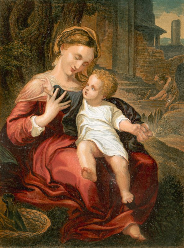 A Szent Család alkotó: Antonio da Correggio