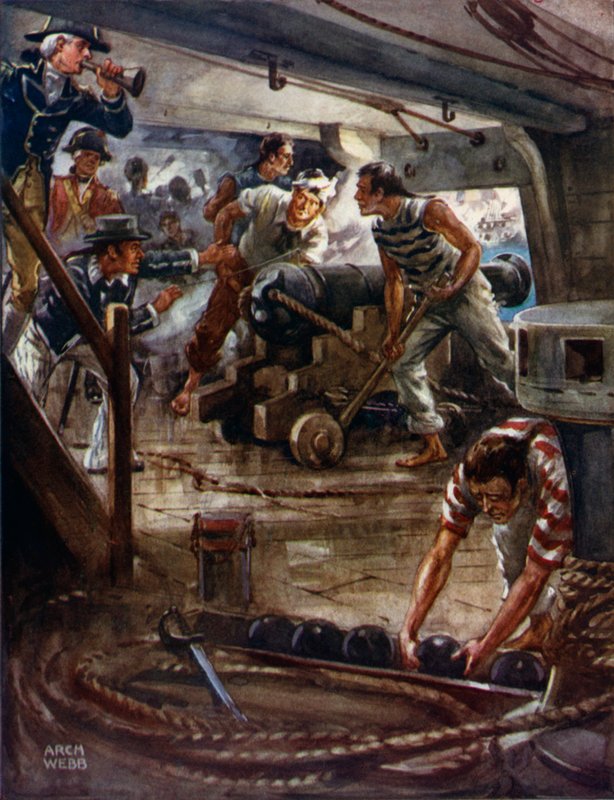 Koppenhágai csata alkotó: Archibald Bertram (after) Webb