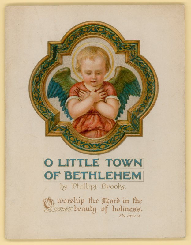 Illusztráció: O Little Town Of Betlehem (chromolitho) alkotó: Archibald Henning