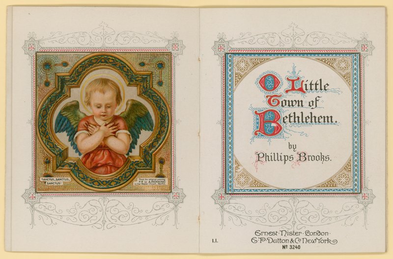 Illusztráció: O Little Town Of Betlehem (chromolitho) alkotó: Archibald Henning