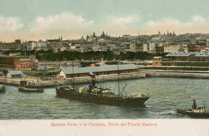 Darsena dokk, Puerto Madero, Buenos Aires, Argentína (színes fotó) alkotó: Argentinian Photographer
