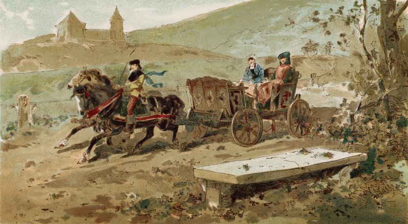 Rongyos kocsi, spanyol Hollandia, 16. század alkotó: Armand Jean Heins