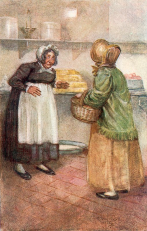 Illusztráció a Northanger Abbey számára, Jane Austen alkotó: Arthur Wallis Mills
