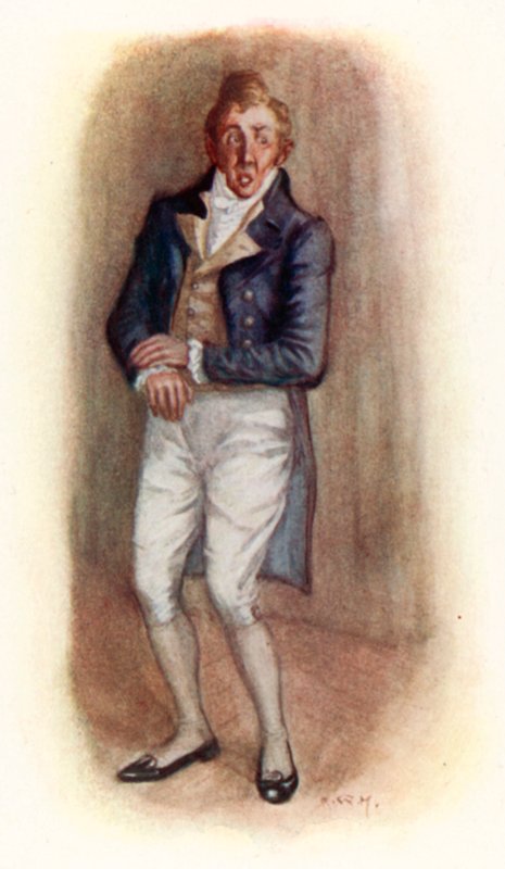 Illusztráció a Northanger Abbey számára, Jane Austen alkotó: Arthur Wallis Mills