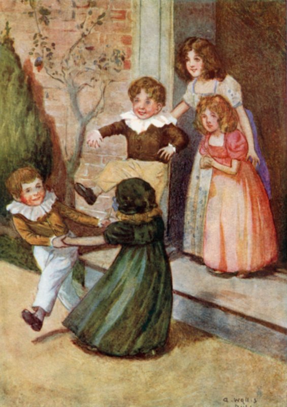 Illusztráció a Büszkeség és balítélethez, Jane Austen alkotó: Arthur Wallis Mills