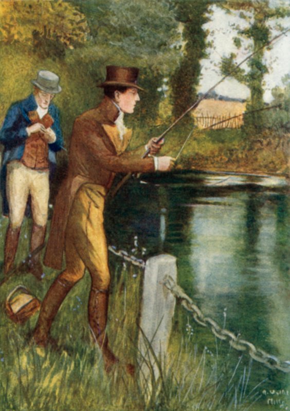Illusztráció a Büszkeség és balítélethez, Jane Austen alkotó: Arthur Wallis Mills