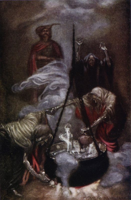 Macbeth alkotó: Arthur Rackham