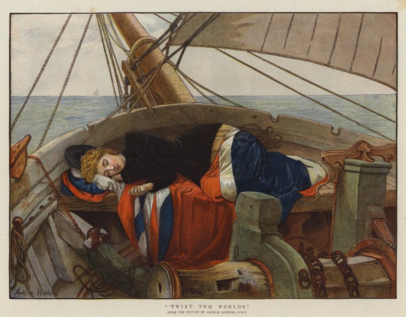 Twixt two Worlds (színes litó) alkotó: Arthur (after) Hopkins