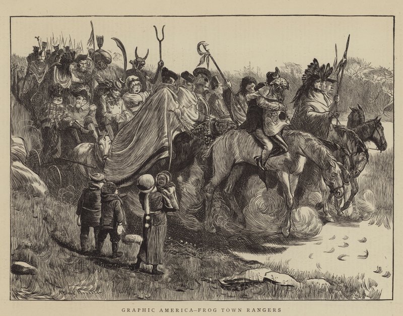 Grafikus Amerika, Frog Town Rangers alkotó: Arthur Boyd Houghton