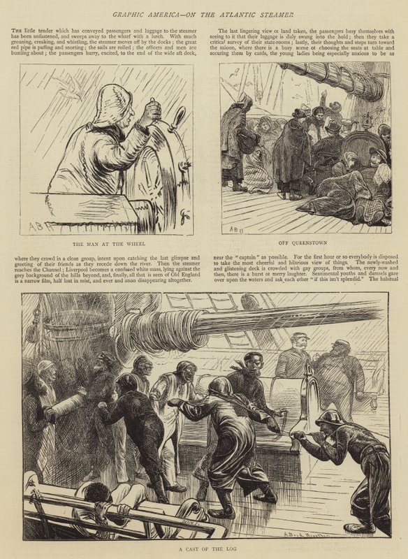 Graphic America, az Atlanti gőzhajón alkotó: Arthur Boyd Houghton