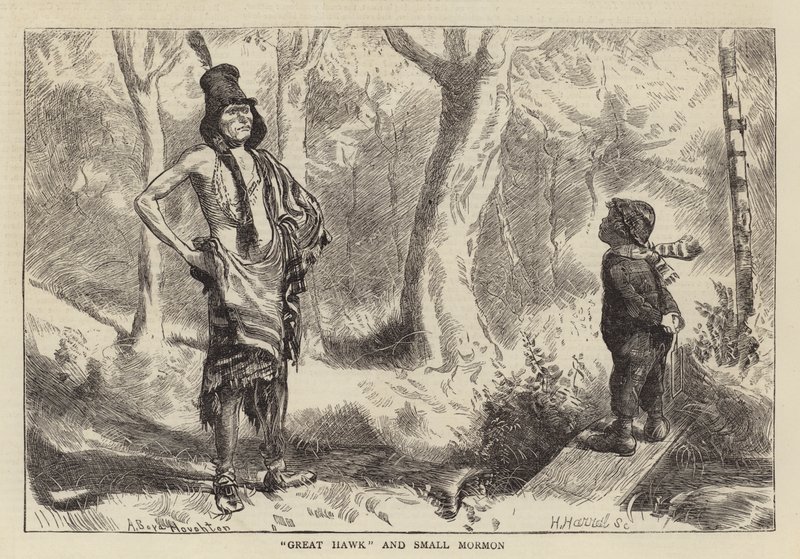 Nagy Hawk és Kis Mormon alkotó: Arthur Boyd Houghton