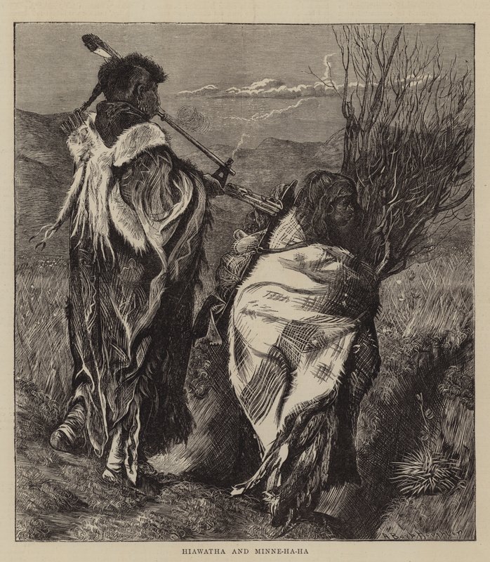 Hiawatha és Minne-ha-ha alkotó: Arthur Boyd Houghton