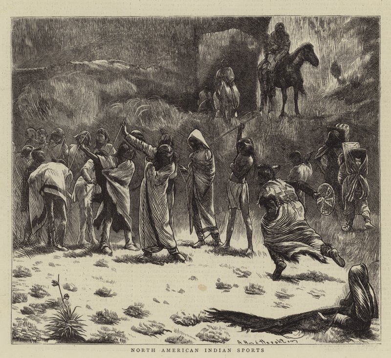 Észak-amerikai indián sportok alkotó: Arthur Boyd Houghton