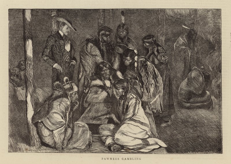 Pawnees szerencsejáték alkotó: Arthur Boyd Houghton