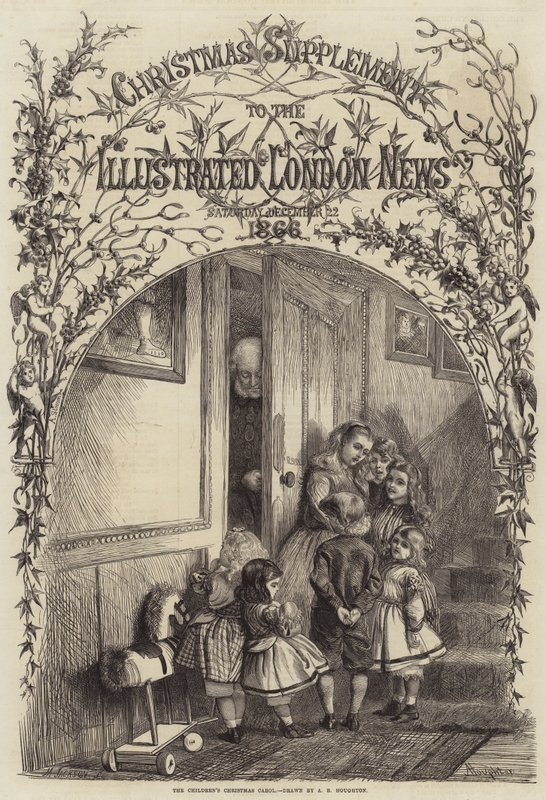 A gyerekek karácsonyi éneke alkotó: Arthur Boyd Houghton