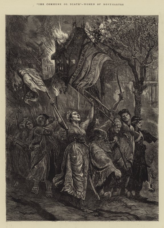 A kommün vagy a halál, Montmartre-i nők alkotó: Arthur Boyd Houghton