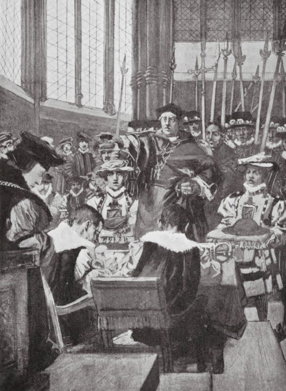 Wolsey betörése a közéletbe (litográfia) alkotó: Arthur David (after) McCormick