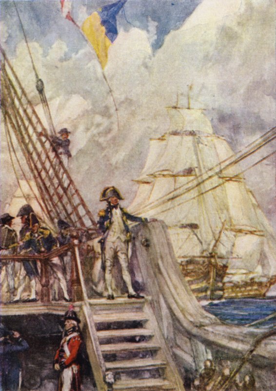 Nelson a francia flotta üldözésében alkotó: Arthur David McCormick