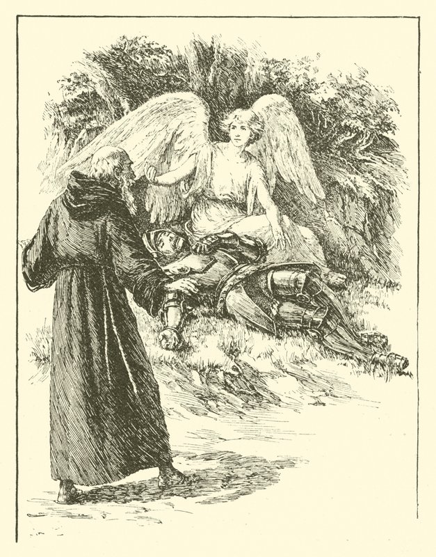Sir Guyon, A lovagság bajnoka (metszet) alkotó: Arthur George Walker