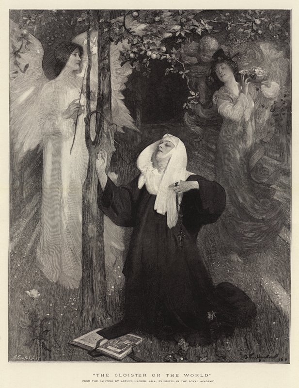 A kolostor vagy a világ alkotó: Arthur Hacker