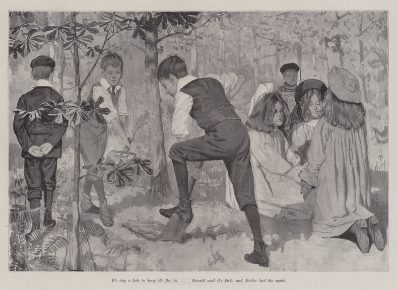 Hunting the Fox, E Nesbit alkotó: Arthur Herbert Buckland