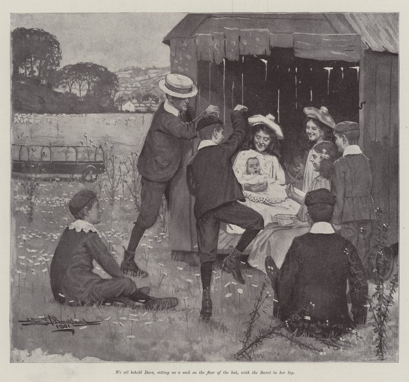 A magasan született csaj, szerző: E Nesbit alkotó: Arthur Herbert Buckland