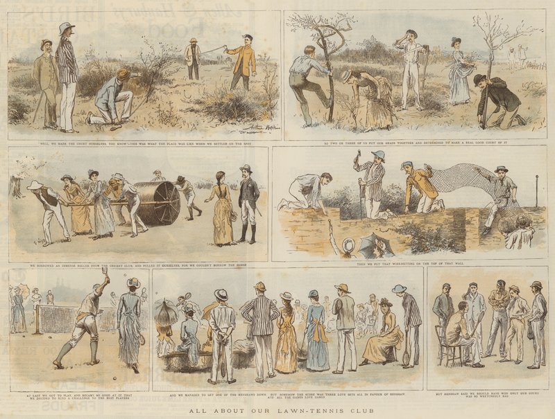 Minden a Lawn-Tennis Clubról (chromolitho) alkotó: Arthur Hopkins