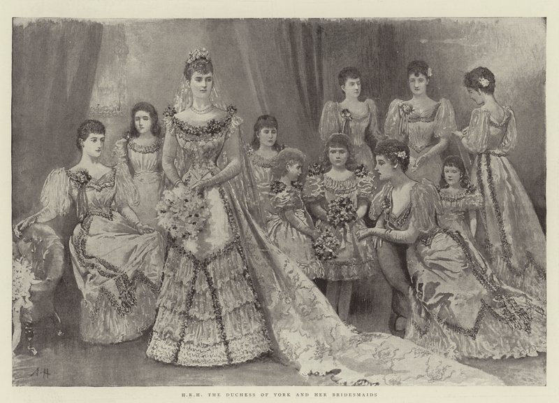 HRH York hercegnője és koszorúslányai alkotó: Arthur Hopkins