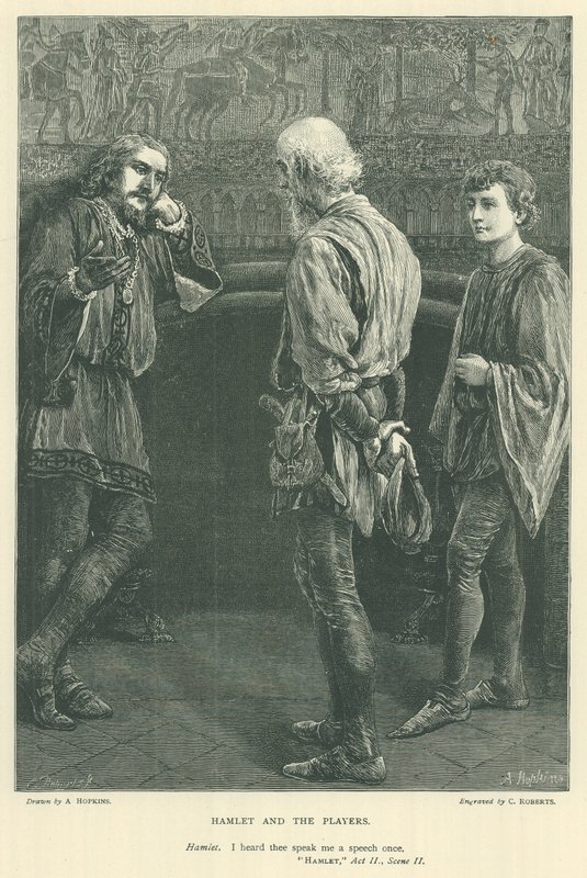 Illusztráció a Hamlethez alkotó: Arthur Hopkins