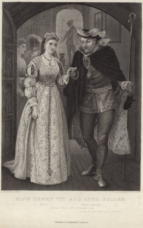 VIII. Henrik király és Anne Bullen alkotó: Arthur Hopkins