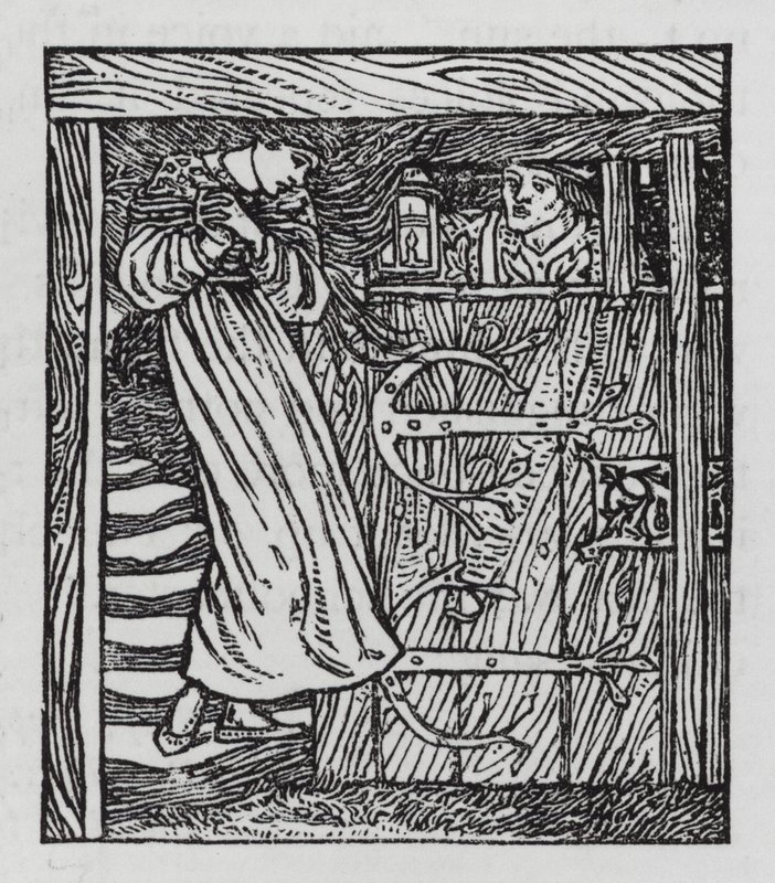 Hans Christian Andersen: A hercegnő és a borsó (litho) alkotó: Arthur Joseph Gaskin
