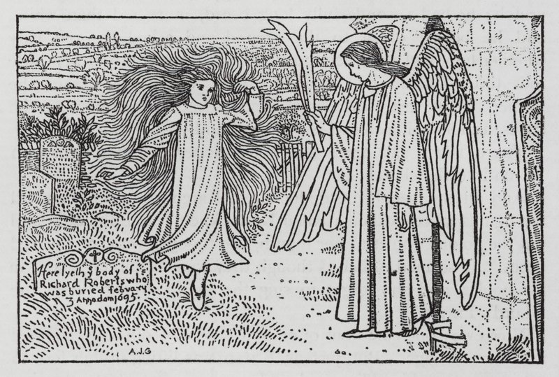 Hans Christian Andersen: A vörös cipők (litho) alkotó: Arthur Joseph Gaskin