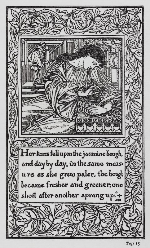 Hans Christian Andersen: A rózsamanó (litho) alkotó: Arthur Joseph Gaskin