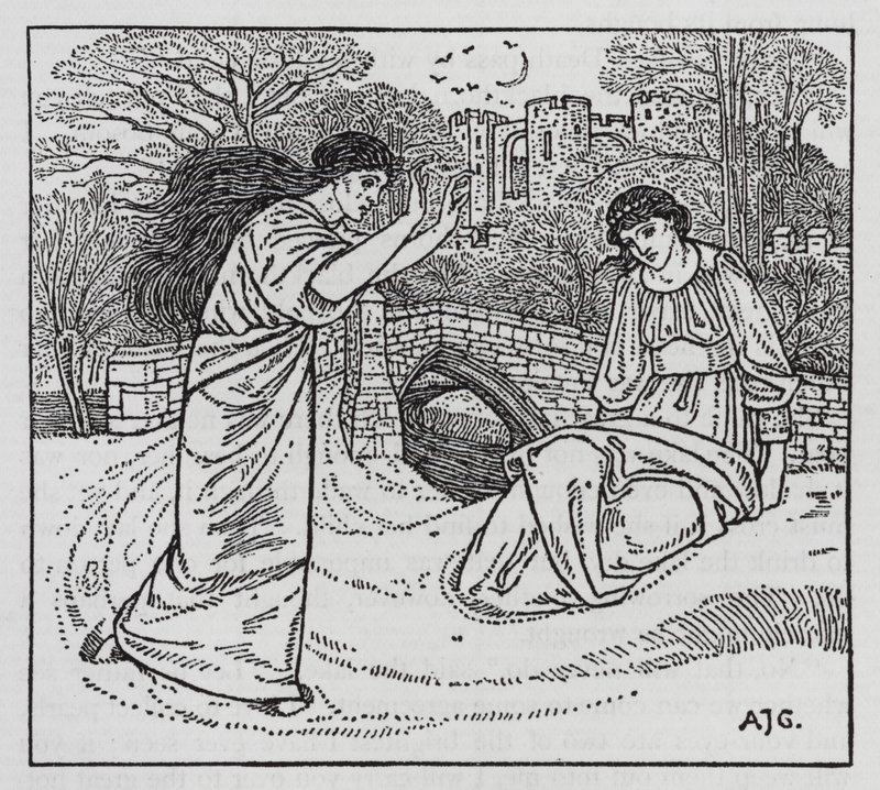 Hans Christian Andersen: Egy anya története (litho) alkotó: Arthur Joseph Gaskin