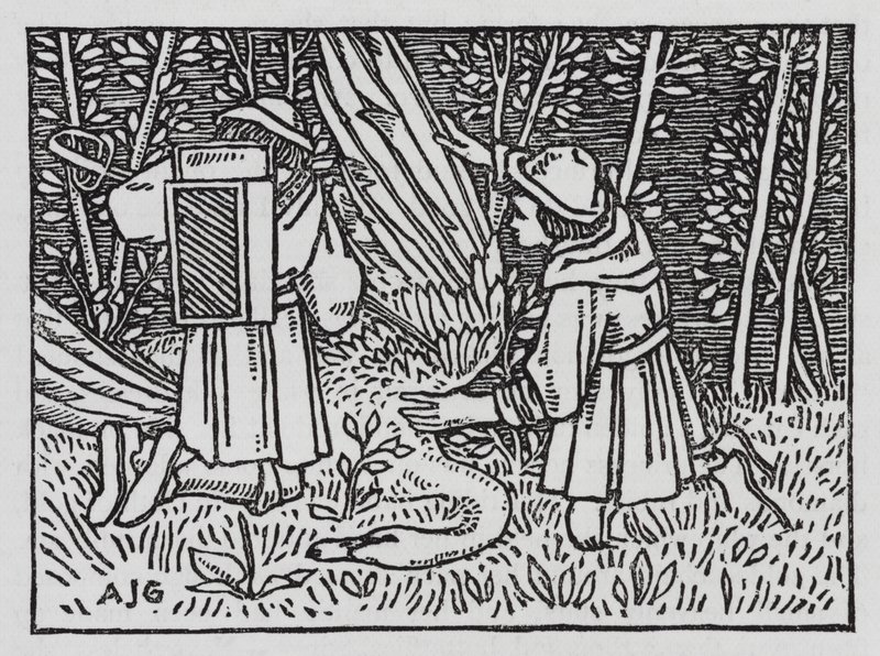 Hans Christian Andersen: Az útitárs (litho) alkotó: Arthur Joseph Gaskin